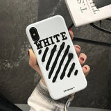 SPRAY-PAINTED OFF-WHITE PHONE CASE